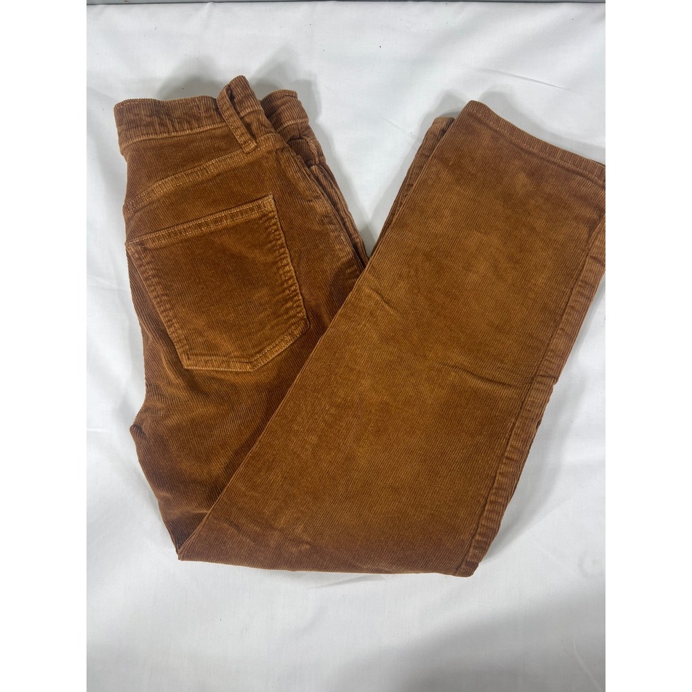 Universal Thread Corduroy Pants Retro Vintage Straight Cognac Womens Size 0/25R - Picture 9 of 10